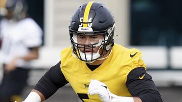 El linebacker Alex Highsmith ha tenido un rol prominente en la defensiva de los Steelers y registra 54 tacleadas y tres capturas de quarterback.