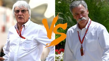 Bernie Ecclestone y Chase Carey.