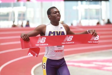 Noah Lyles, derrotado en un 100... por un atleta de instituto
