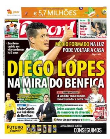 Portadas de la prensa deportiva