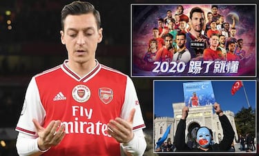 Mesut Özil eliminado de PES 2020 en China por motivos políticos