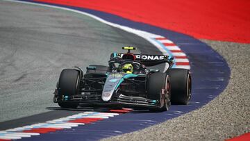 Lewis Hamilton (Mercedes W15). Spielberg, Austria. F1 2024.