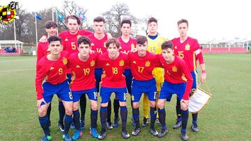 La Selecci&oacute;n sub-16. 