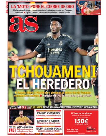 Las portadas de AS de agosto