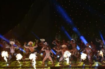 Inicio de la ceremonia de inauguración de Copa América