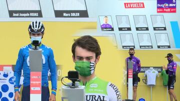 Reconocimieto facial de los ciclisas antes de la primera etapa de La Vuelta 2020.