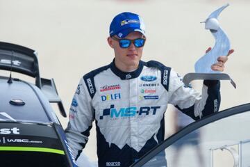 Ott Tänak de la escudería Toyota Gazoo Racing WRT.