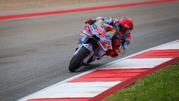 Marc Márquez, durante los libres del GP de Portugal.