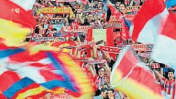 <b>AMBIENTE DE GALA. </b>El Atlético está preparando a conciencia el derby frente al Real. El Calderón se vestirá de gala.