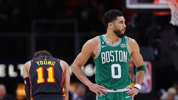 Seemingly embarrassed about delays, the Boston Celtics star apologized for the late finish to the series against the Atlanta Hawks. Cheeky is the word.