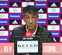Imanol: "Hemos hecho un partido redondo; pido perdón por lo que ha pasado antes"