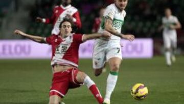 Ra&uacute;l Baena, en el partido frente al Elche.