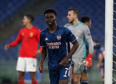 Bukayo Saka, la nueva estrella del Arsenal que tiene a Inglaterra a su pies