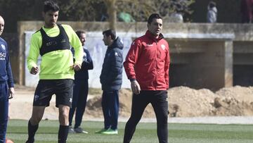 14/03/19 ENTRENAMIENTO DEL HUESCA FRANCISCO ENTRENADOR