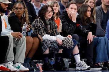 Billie Eilish is seen in attendance at Madison Square Garden on May 14, 2024 in New York City. 