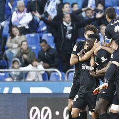 1x1 del Málaga: El saque de banda ya ha dado cuatro goles y 10 puntos