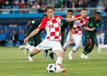 2-0. Luka Modric anotó de penalti el segundo gol.