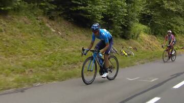 Los españoles en el Tour: Landa lo intentó en la subida final