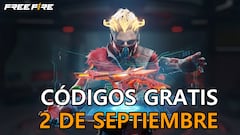 Free Fire | Códigos de hoy lunes 2 de septiembre de 2025: recompensas gratis