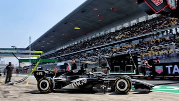 Sergio Pérez en el GP de China.