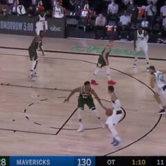 Doncic hace esto en el momento clave en la cara de Anteto y Twitter estalla pidiendo el MVP