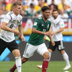 Carlos Vela corrió 6 mil 542 metros para anular a Alemania y Kroos