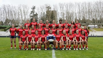 Selección española de rugby femenino.