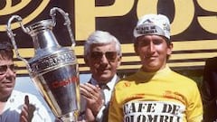 La llegada de héroe de Lucho Herrera en el Tour del 85