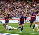 La goleada del Barcelona femenino al Real Madrid en imágenes