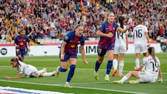 La goleada del Barcelona femenino al Real Madrid en imágenes