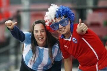 Colores y buen ambiente en el Nacional