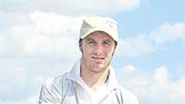 Helguera posó para AS en el Campo de Golf de El Olivar.