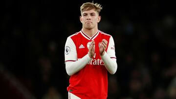 Soccer Football - Premier League - Arsenal v Manchester City - Emirates Stadium, London, Britain - December 15, 2019 Arsenal's Emile Smith Rowe after the match Action Images via Reuters/John Sibley EDITORIAL USE ONLY. No use with unauthorized audi