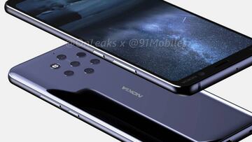 El diseño del Nokia 9 y su cámara de 5 lentes en este vídeo