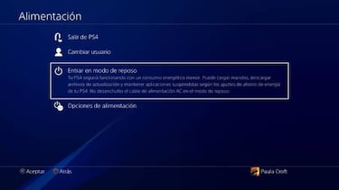 PS4: cómo activar el modo reposo para descargar juegos