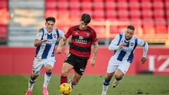 Carlos Martín volvió a marcar para el Mirandés.