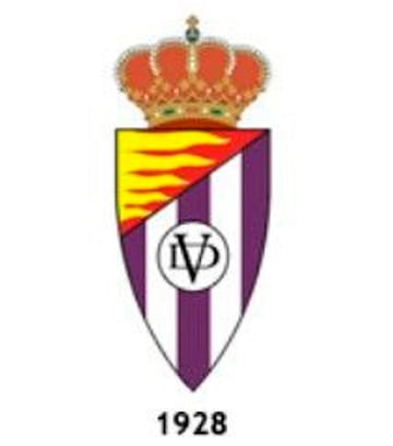 El primer escudo del Real Valladolid usado desde 1928 hasta 1931. 