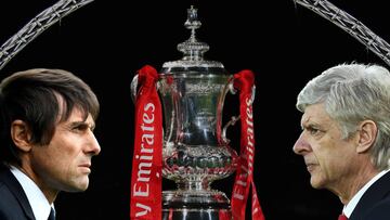 Conte y Wenger se medirán en la final de la FA Cup.