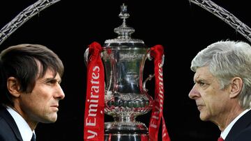 Conte y Wenger se medir&aacute;n en la final de la FA Cup.