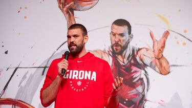 25/11/21 BALONCESTO BASKET PRESENTACION DE MARC GASOL CON EL GIRONA