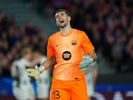 The Barcelona goalkeeper suffered an injury in the Champions League game against Newcastle.