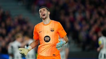 The Barcelona goalkeeper suffered an injury in the Champions League game against Newcastle.