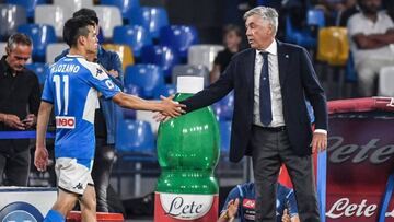 'Chucky' Lozano está agradecido con Carlo Ancelotti