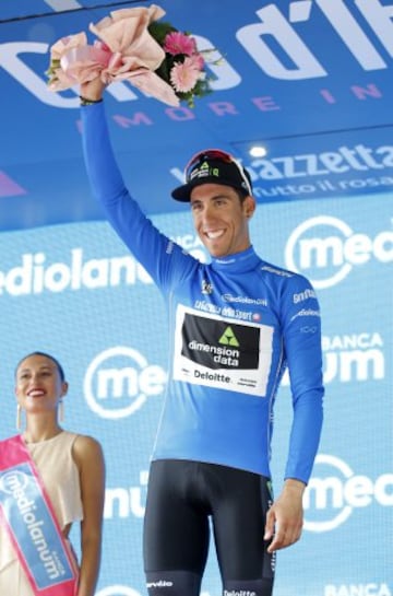 Omar Fraile, nuevo maillot de la Montaña. 
 