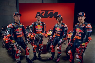 Acosta, Binder, Basianini y Viñales. Los 4 pilotos de KTM para la temporada 2026 que intentarán romper el dominio de Ducati durante el último lustro.
