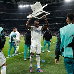 Real Madrid’s Alaba explains his chair celebration during Champions League win over PSG