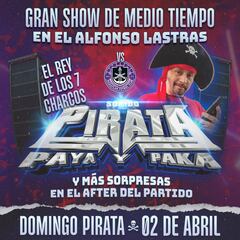 ¡Sonido Pirata is in the house! Atlético San Luis tendrá invitado de lujo en el Alfonso Lastras