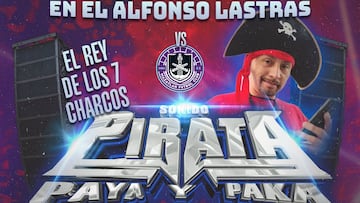¡Sonido Pirata is in the house! Atlético San Luis tendrá invitado de lujo en el Alfonso Lastras