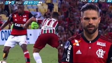 Minuto 95 y Vinicius hace esto: carrerón + asistencia de caño... pero Diego falló