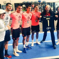 La visita de Matt Hardy al Club América en imágenes